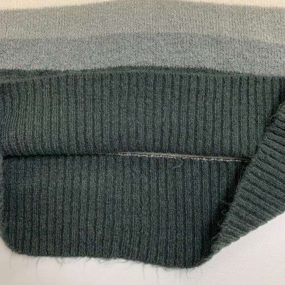 Talbots Soft Striped V Neck Sweater Womens M Medium Slouchy Acrylic Pullover - Picture 8 of 11